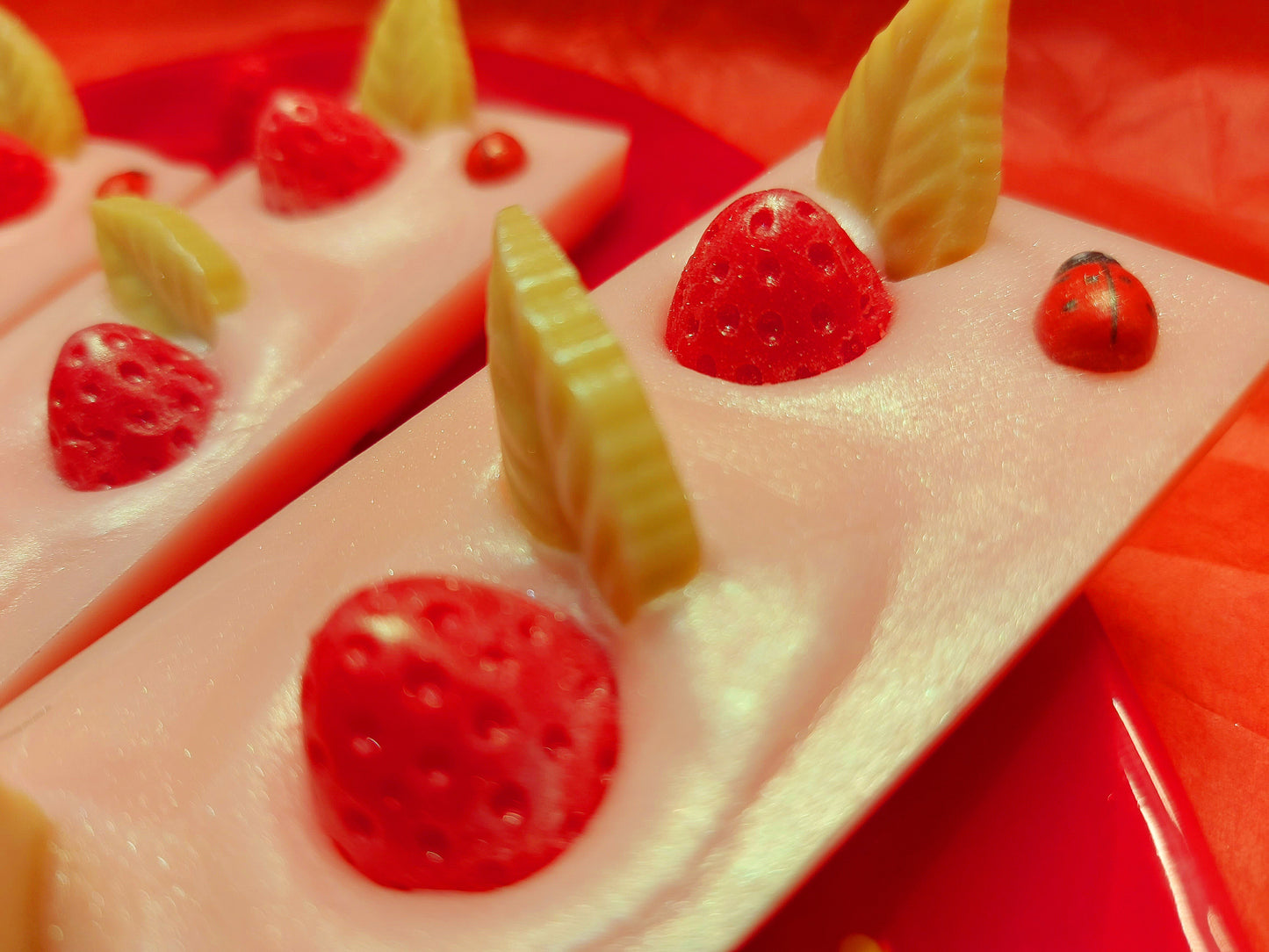 Champagne & Strawberries Wax Bars