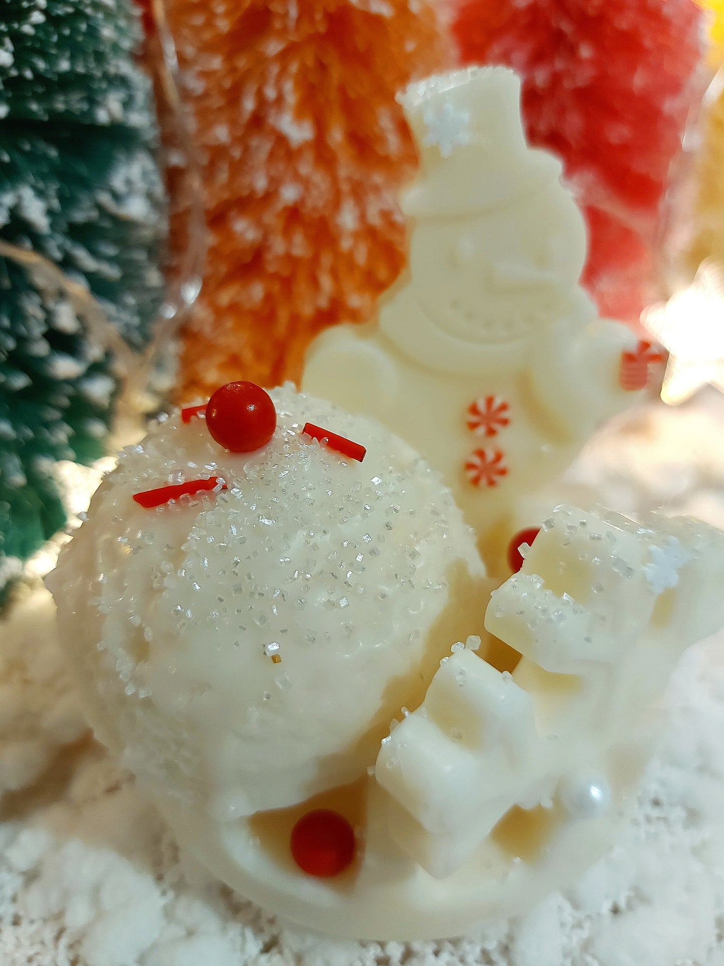 Snow Man Large Waffle Wax Melt