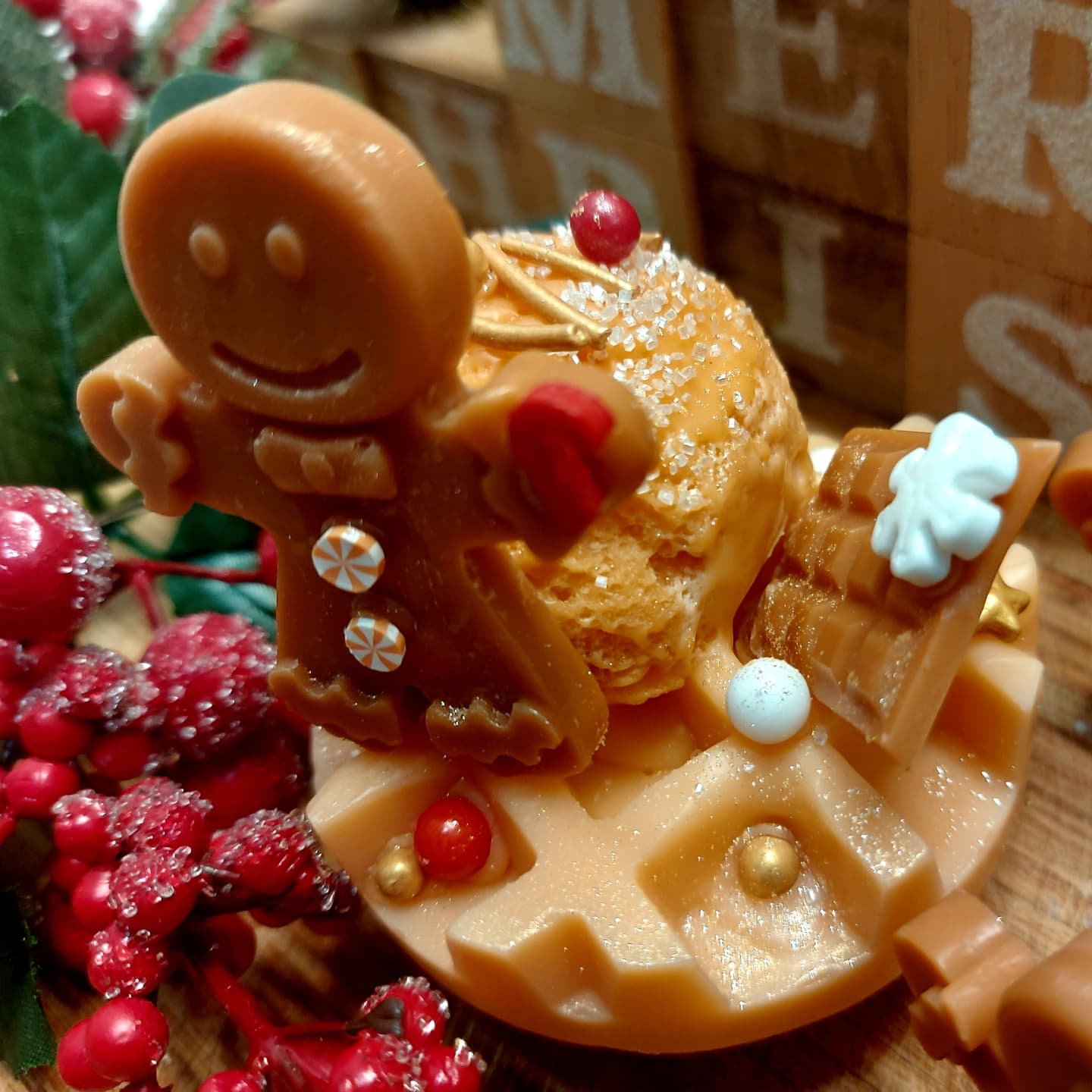 Gingerbread Man Waffle Wax Melt