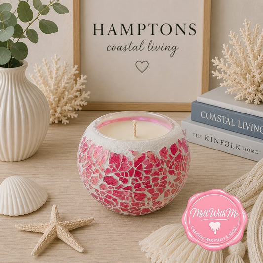 Pink Crackle Mosaic