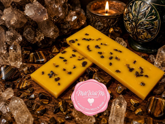 Mimosa & Manderin with Tiger Eye Gemstone Chips