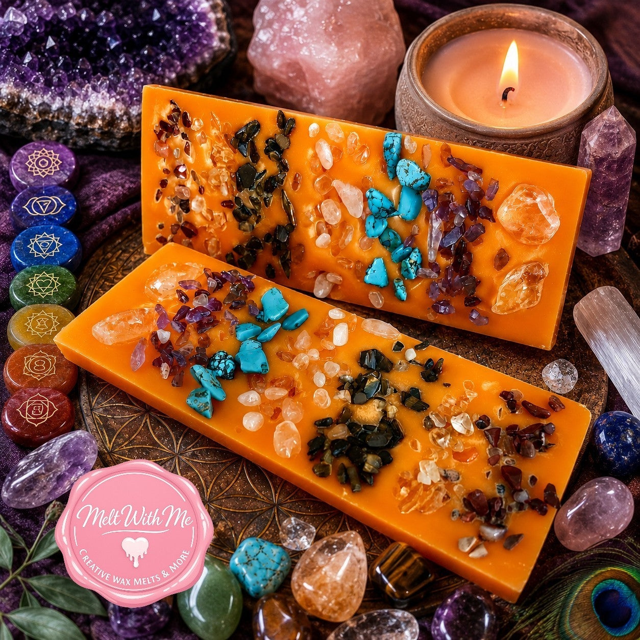 7 Chakra Wax Melt Bar